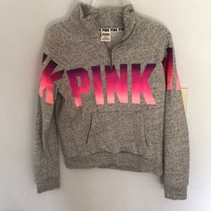 Gently Used, Pink Quarter Zip Sweatshirt